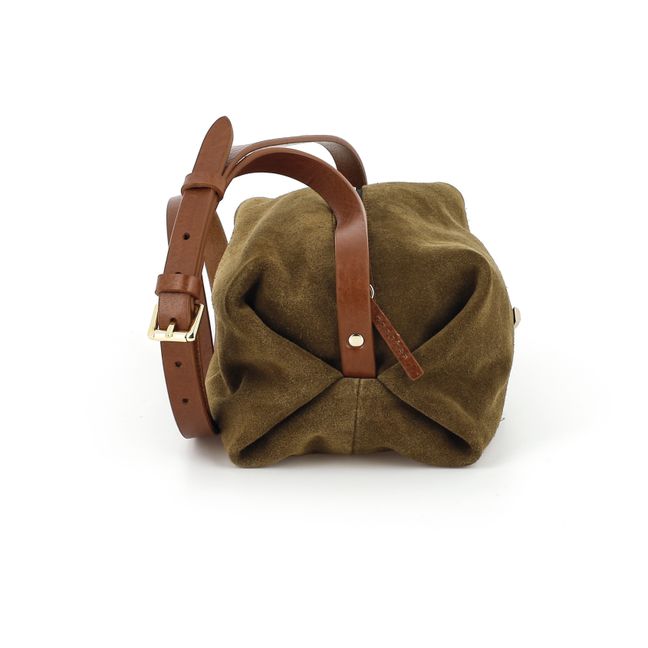 Mini Sac Sohna Velours  | Tabac