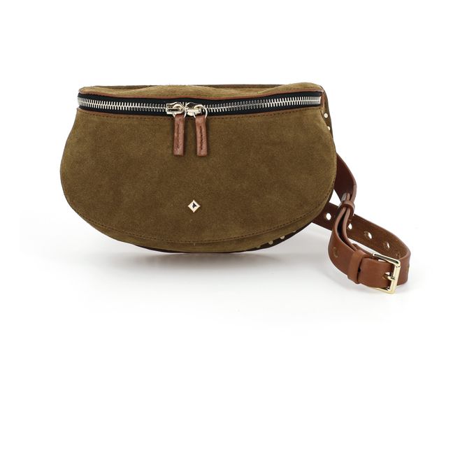 New Lili Velvet Bumbag | Tabacco