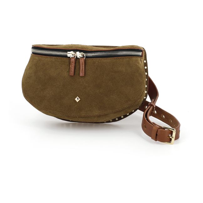 New Lili Velvet Bumbag | Tabacco