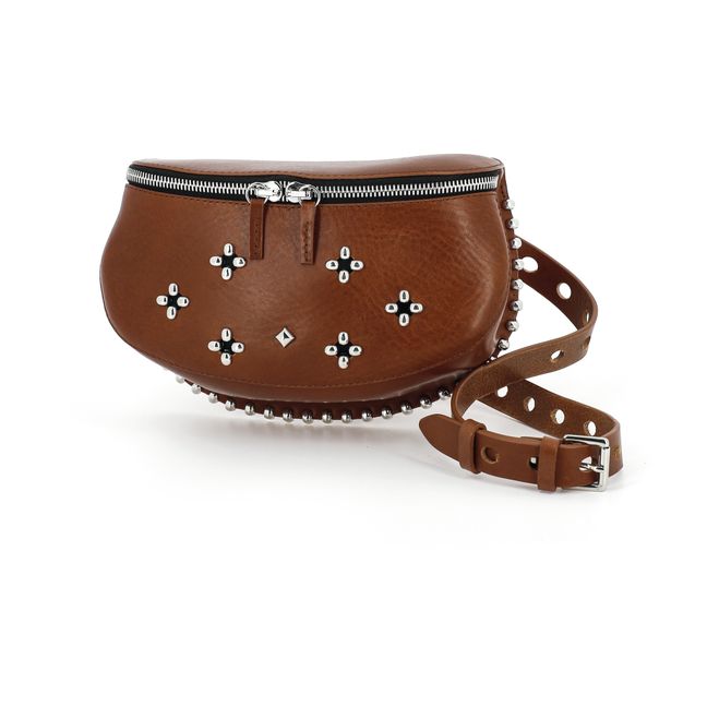 Lili Rock Flower Bumbag | Caramello