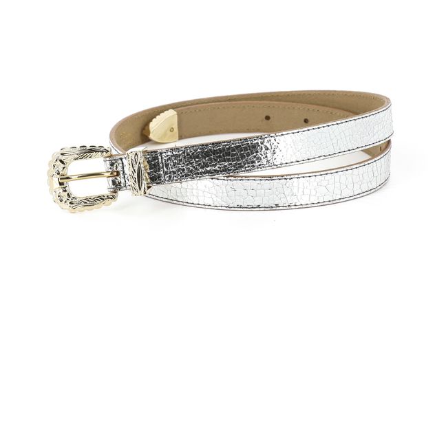Ceinture Courcy Shiny | Silber