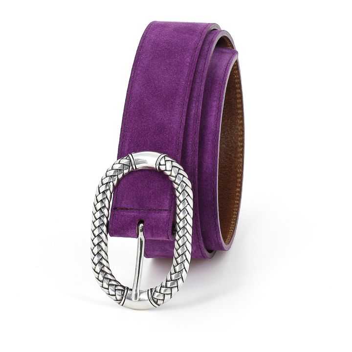 Mahara Velvet Belt | Purple- Product image n°1