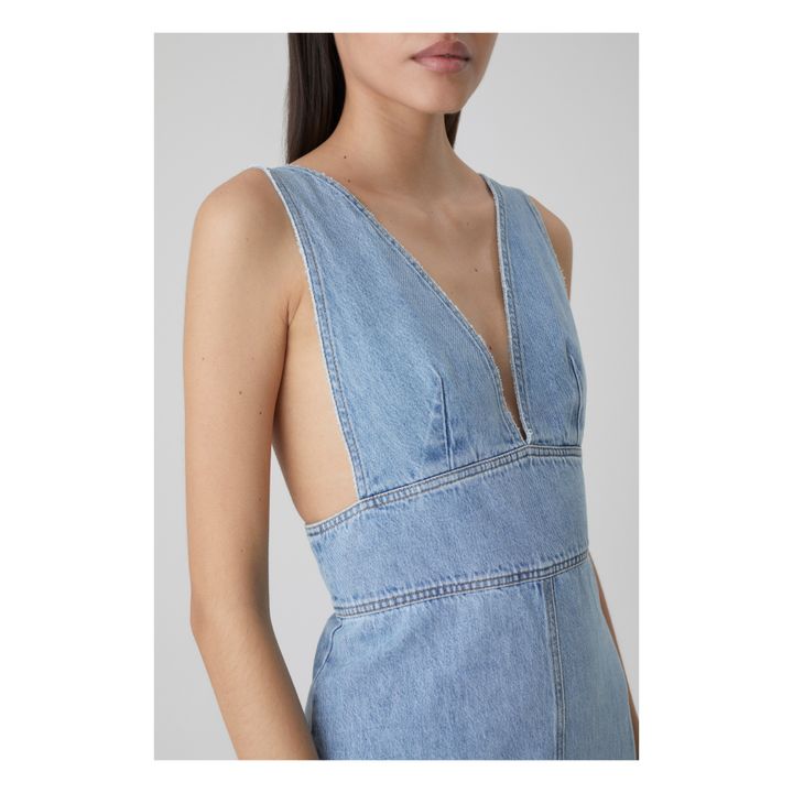 Belted Dress | Mid Blue- Immagine del prodotto n°3