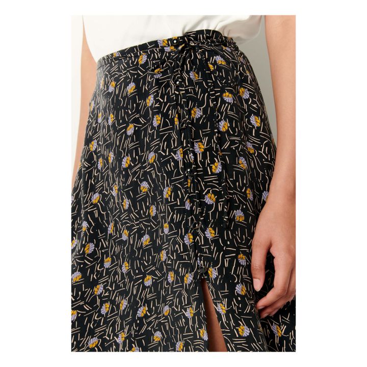 Luna Cupro Skirt | Nachtblau- Produktbild Nr. 4