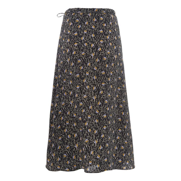 Luna Cupro Skirt | Nachtblau- Produktbild Nr. 5