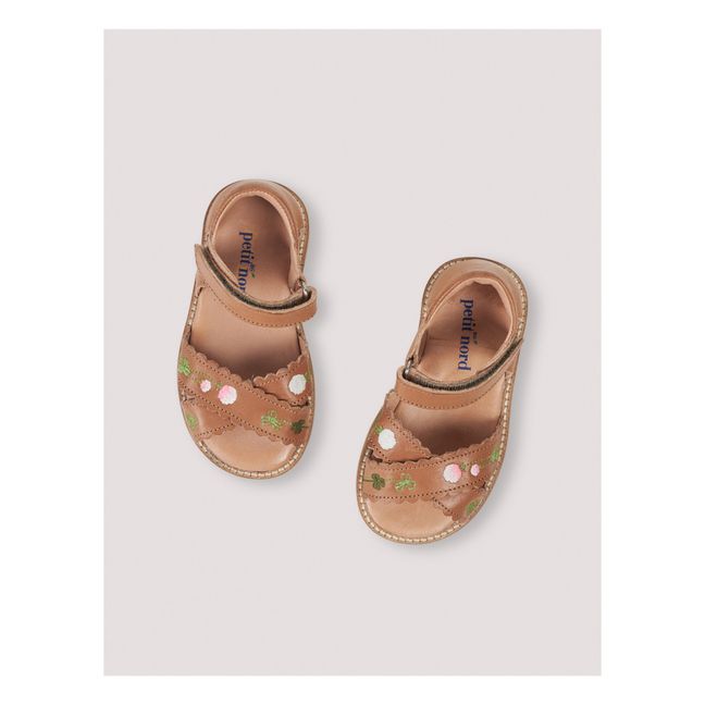 Cross Over Embroidered Sandals x Uniqua Capsule Collection | Avellana
