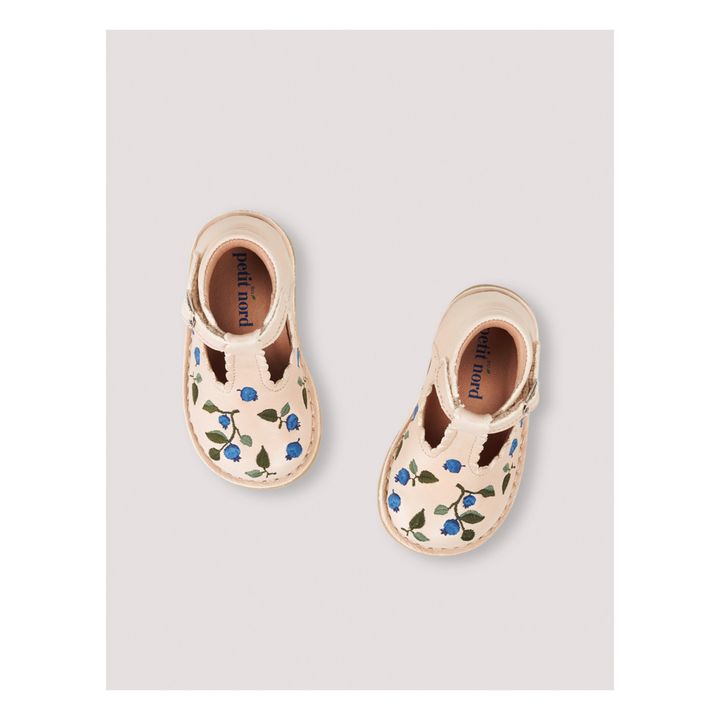 Embroidered T-Bar Baby Shoes - Uniqua Capsule Collection | Crema- Immagine del prodotto n°2