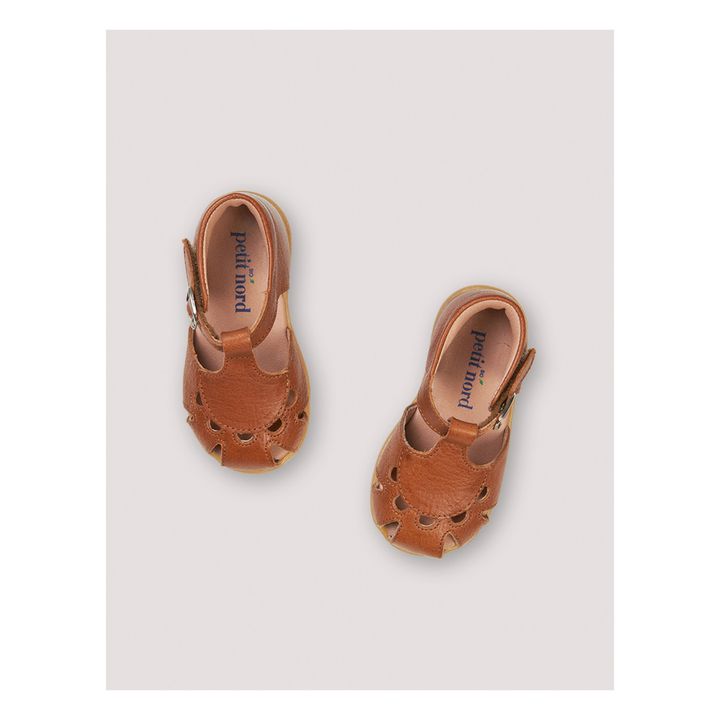Sandalias con velcro Sweatheart  | Coñac- Imagen del producto n°2