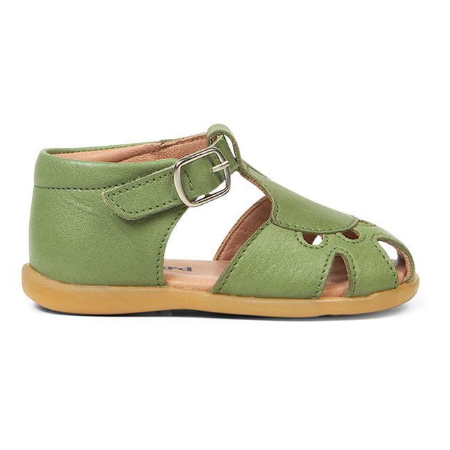 Sandalias con velcro Sweatheart  | Verde Pálido