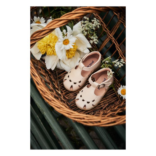Sandalen mit Klettverschluss Sweatheart  | Cremefarben