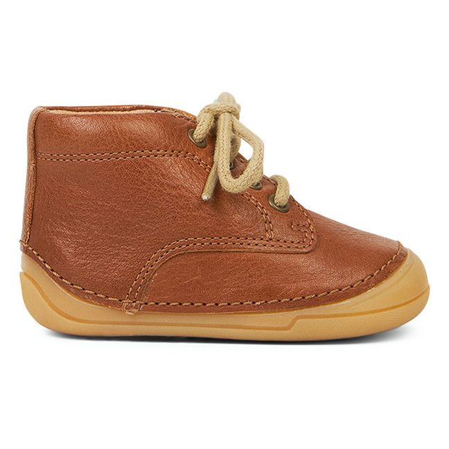 Zapatillas con cordones Bootie | Coñac