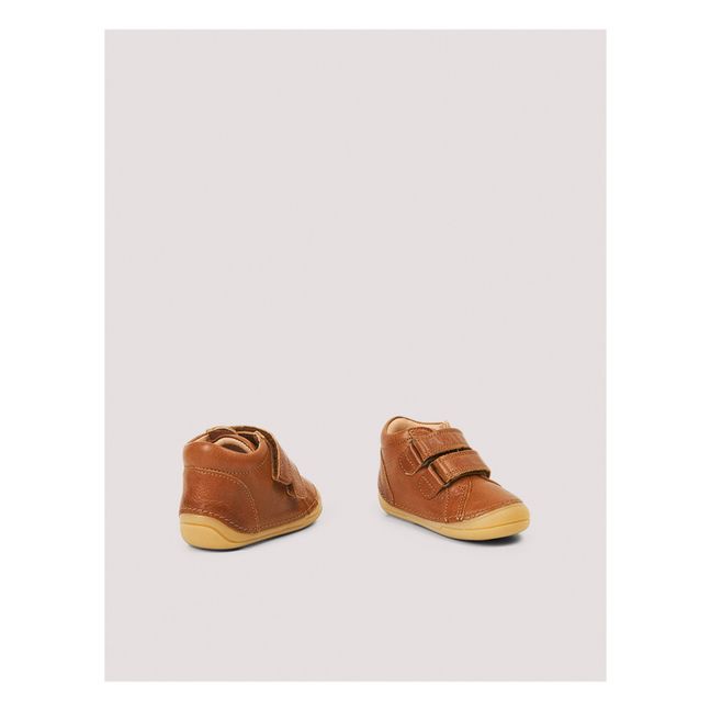 Zapatillas con velcro Mini Bootie | Coñac
