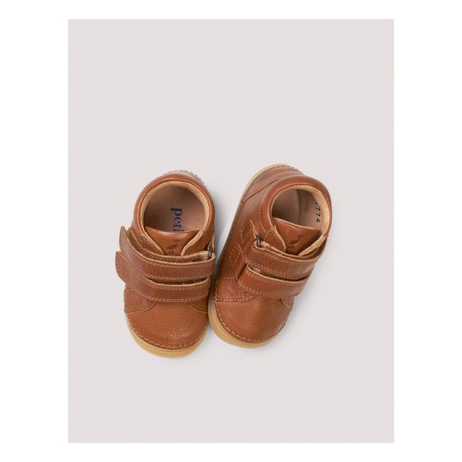 Zapatillas con velcro Mini Bootie | Coñac