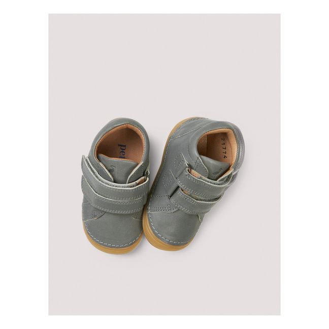 Sneakers mit Klettverschluss Mini Bootie | Graublau