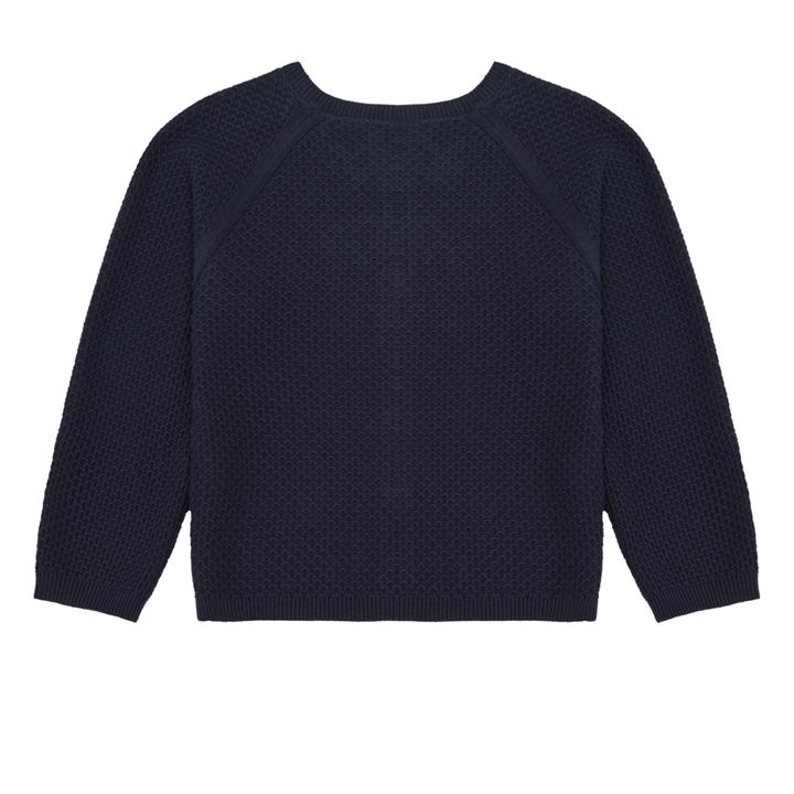 Suzette Knitted Cardigan | Navy blue- Product image n°2