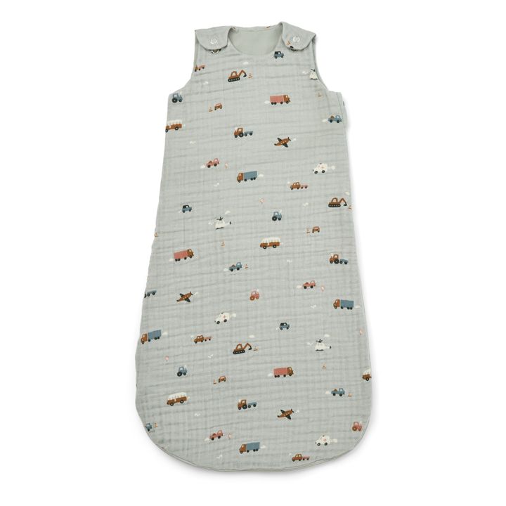 Babyschlafsack aus Bio-Baumwolle Flora | Taubengrau- Produktbild Nr. 0