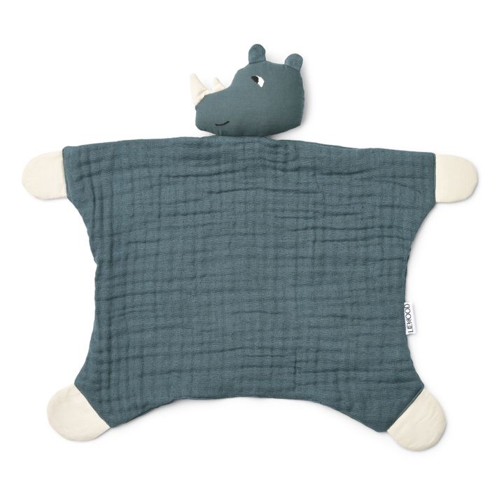 Addison Organic Cotton Rhino Cuddle Cloth | Graublau- Produktbild Nr. 0