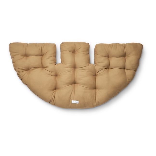 Fauteuil en coton bio Rudi | Beige
