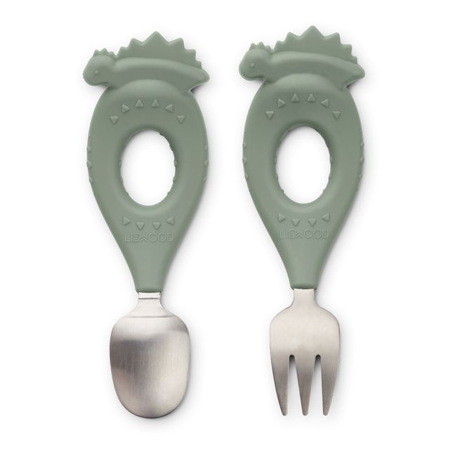 Cubiertos de acero Stanley - Juego de 2 | Verde