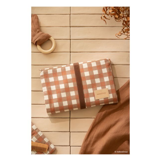 Matelas à langer de voyage Hyde Park | Terracotta