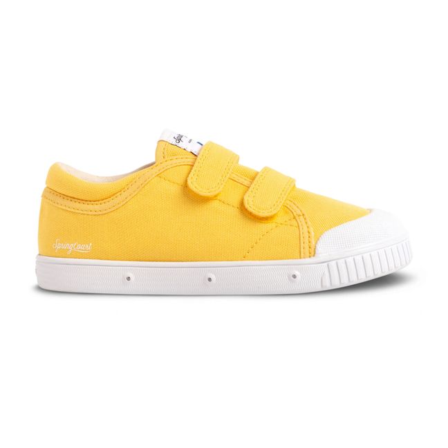 G2 Canvas Scratch Lowrise Sneakers | Yellow