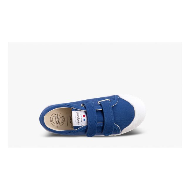 Zapatillas bajas con velcro G2 Canvas | Azul