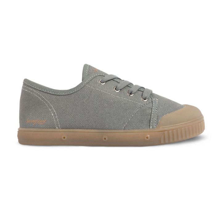 Spring Court - Zip G2 Heavy Lowrise Canvas Sneakers - Grey blue