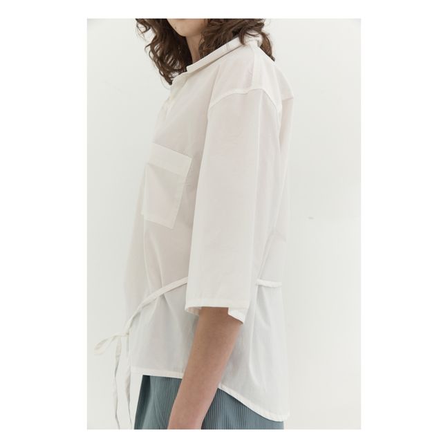 Set de camisas de algodón orgánico con doble lazo | Blanco