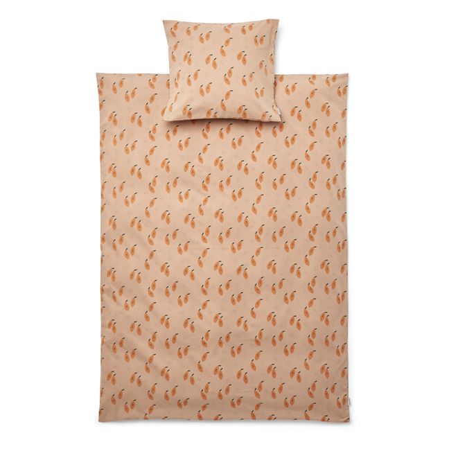 Parure de lit en coton bio | Rose