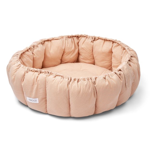 Nid d'éveil en coton bio Ola | Rose pâle