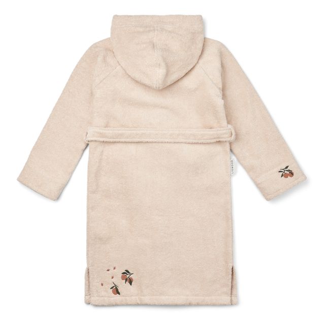 Peignoir en coton bio | Rose pêche