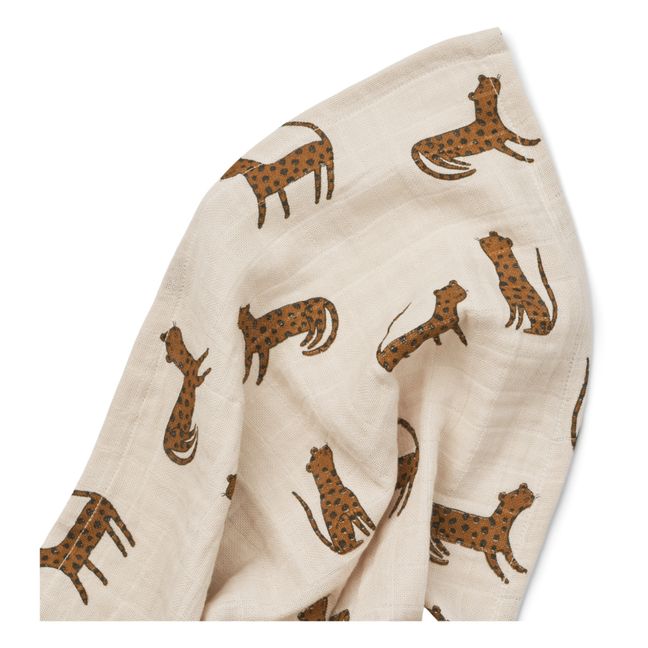 Mussola Ben in cotone organico | Beige