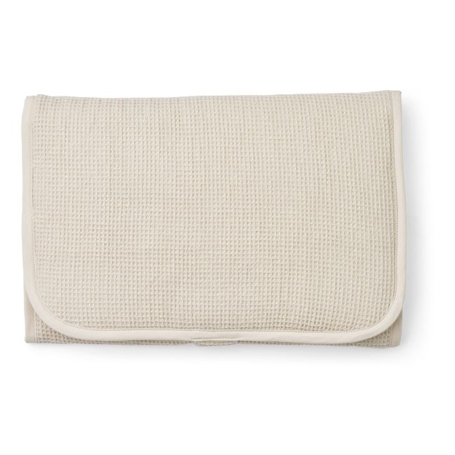 Matelas à langer de voyage en coton bio Kyra | Sable