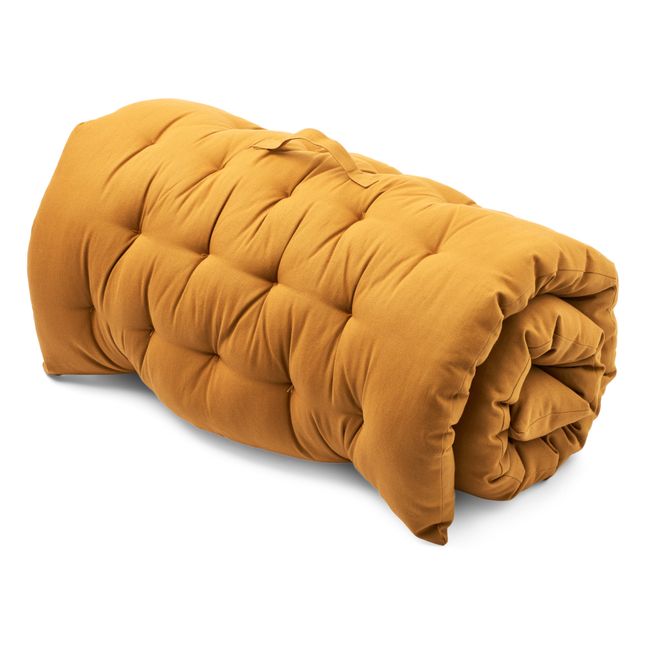 Matelas de sol en coton bio Barney | Caramel