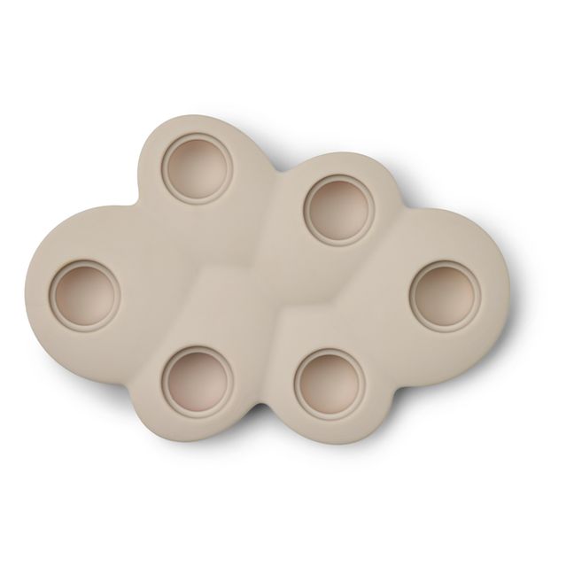 Pop it-Spielzeug aus Silikon Wolken | Beige