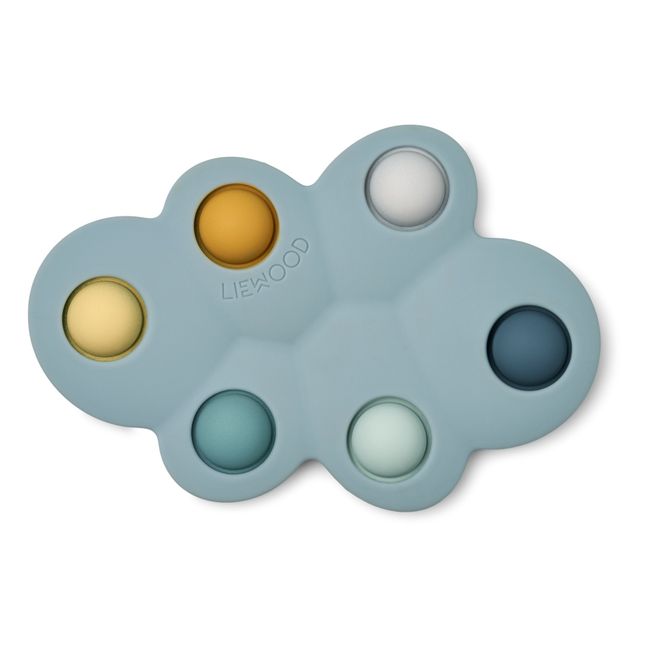 Pop it-Spielzeug aus Silikon Wolken | Blau