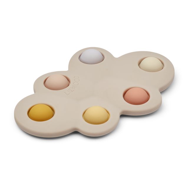 Jouet pop it en silicone Nuage | Beige
