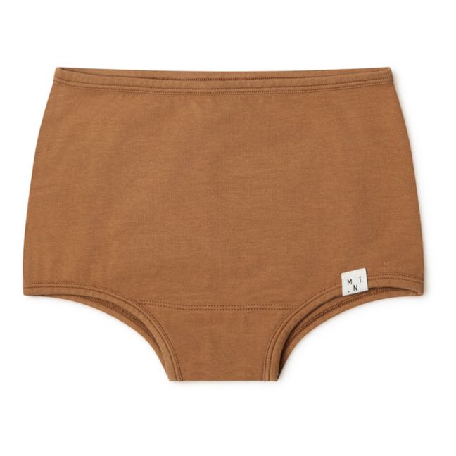 Boxershorts aus Bio-Baumwolle | Kamelbraun