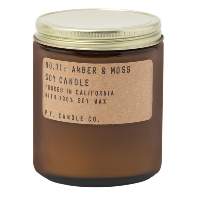 Duftkerze Soja n°11 Amber & Mousse - 200 g