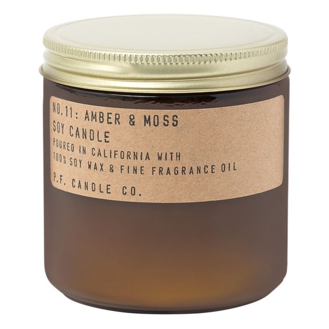 Bougie parfumée de soja n°11 Amber & moss - 350 g