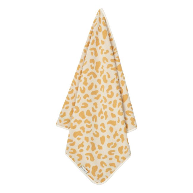 Serviette de plage Hansen en coton bio | Jaune