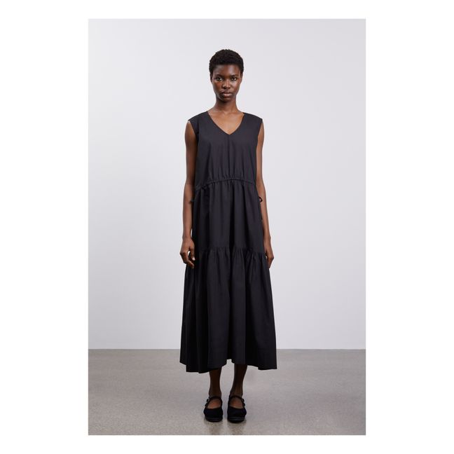 Kleid May Bio-Baumwolle | Schwarz