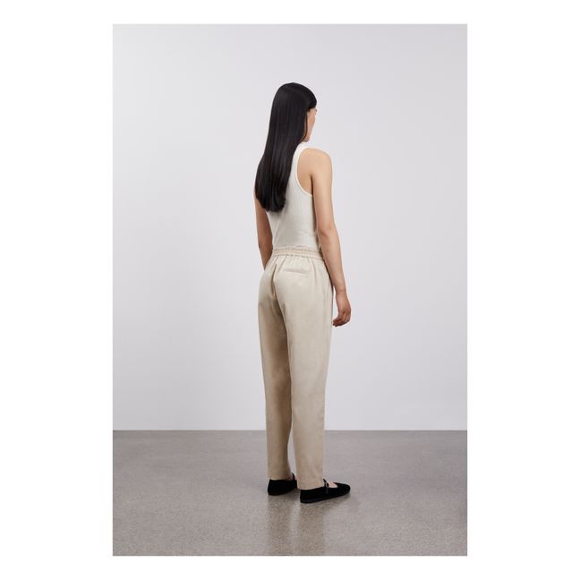 Pantalon Abby Coton Bio | Sable