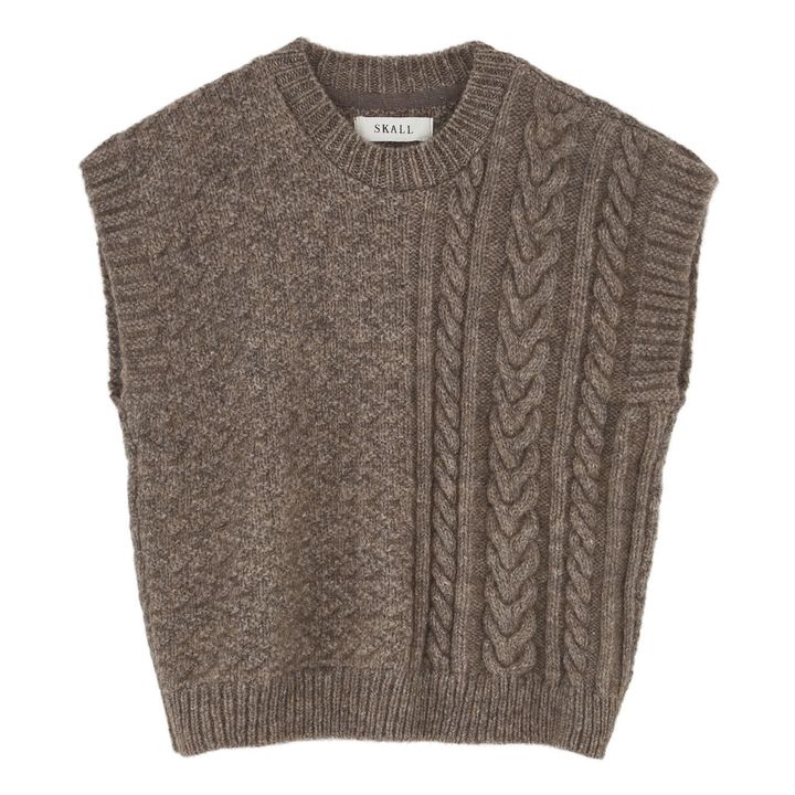Pull Sans Manches En Laine Et Angora - Taille 38/40 - Rose - Occasion Très Bon état