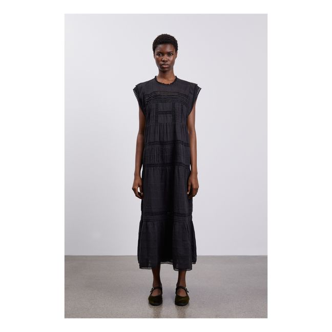 Anjali Organic Cotton Dress | Nero