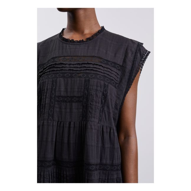 Anjali Organic Cotton Dress | Nero