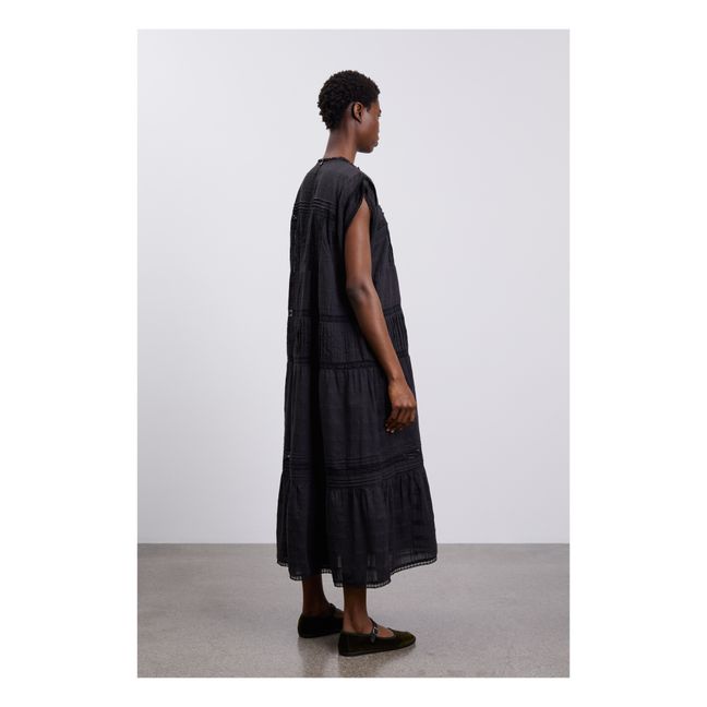 Anjali Organic Cotton Dress | Nero
