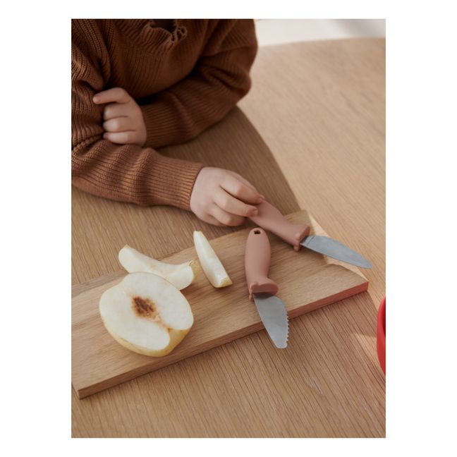 Couteaux en inox Perry - Set de 2 | Rose pâle
