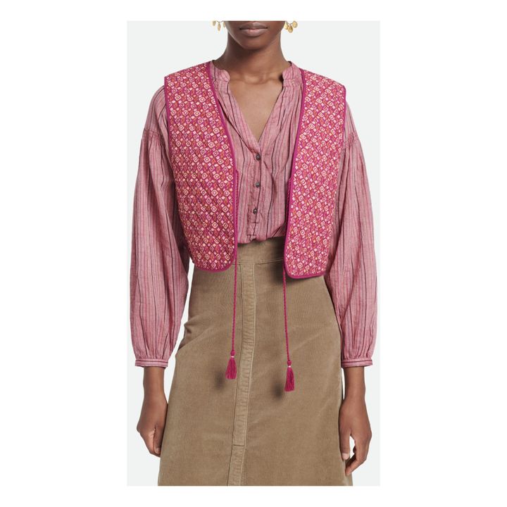 Chaleco Boléro Adjo | Rosa Fushia- Imagen del producto n°4