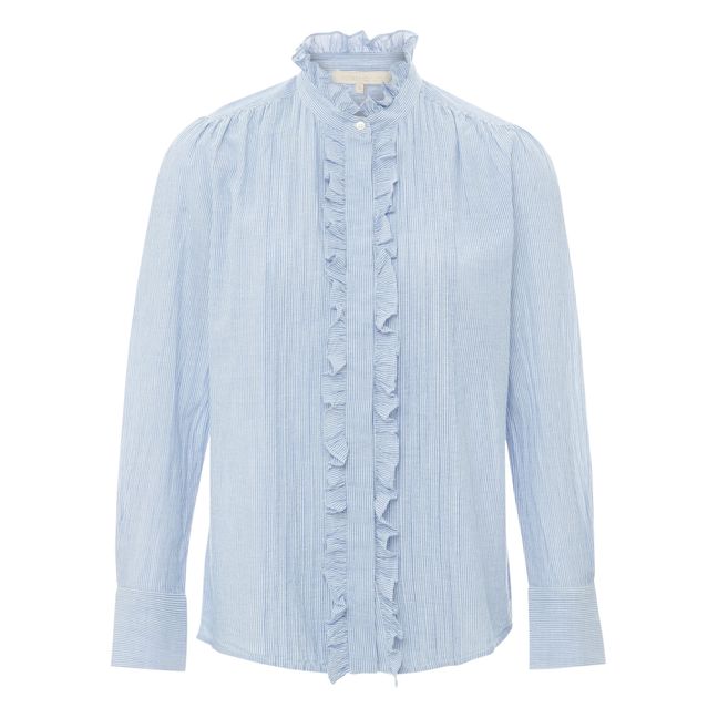 Hemd gestreift Nicolas | Blau